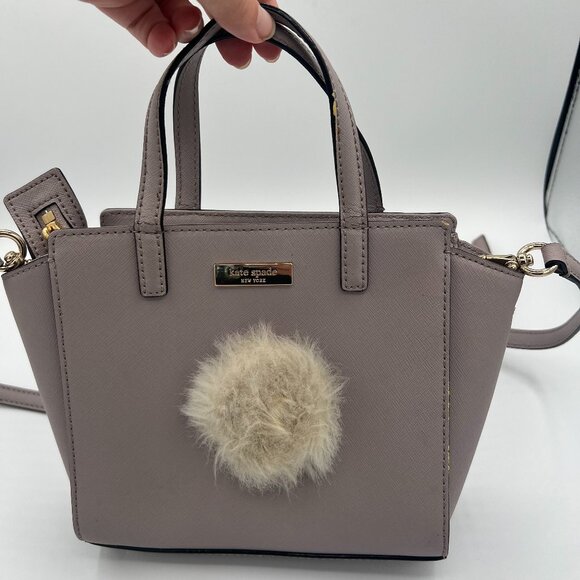 Kate Spade New York Bunny Crossbody Satchel – Gray - Picture 2 of 10